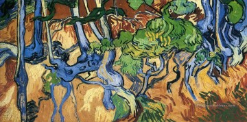 Les racines des arbres Vincent van Gogh Peinture à l'huile